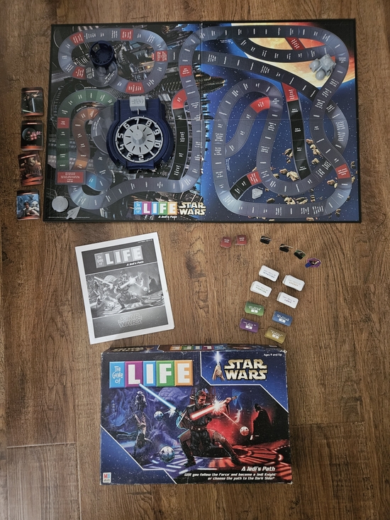Star Wars Other - Hasbro The Game of Life: Star Wars Edition Board Game 2002